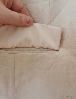 Lněný letní kostým dámský vel. M - 7