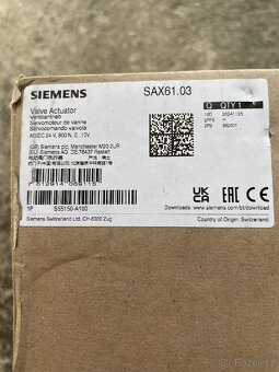 Siemens směšovač VXG 41.32-16 a pohon SAX 61.03 NOVÉ - 7