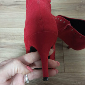 Krásné červené boty JENNY FAIRY 38 - 7
