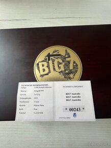Zlato / zlaté mince sbírka 7ks 0,5g ryzí 24k - 7