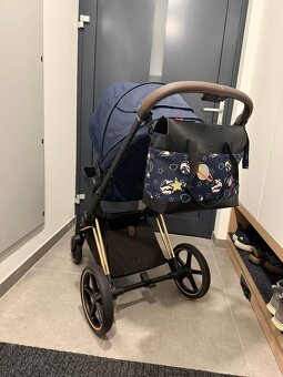 Komplet cybex priam indigo blue + podvozek rosegold - 7