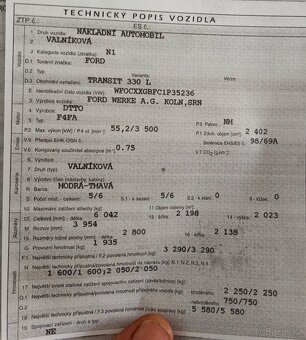 Prodám jako celek na ND- Ford Transit valník - 7
