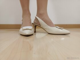 Svatební krémové boty Geox vel. 38 - 7
