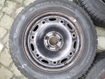 zimni komplet fabia ibiza 5x100 +165/70/14 zima - 7