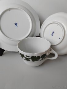 Krásná porcelánova snídaňova sada od manufaktury Meissen - 7