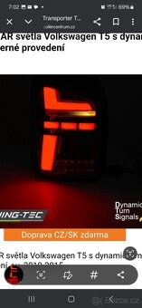 Vw T5.1 zadni full led tunning světla - 7