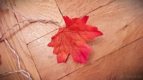 3x sada svítící lístečky / blikající LED světýlka Javor - 7