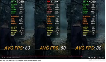 Herní PC s 7600 3.8 GHz a AMD RX 5700 XT (Podobná RTX 4060) - 7