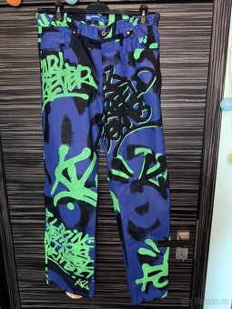 Karl Lagerfeld dzinova bunda a kalhoty set - 7