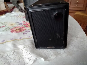 Starý, historický fotoaparát AGFA-BOX s kož.brašnou - 7