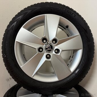 ŠKODA OCTAVIA 3 5x112 R16 ET46+ZIMNÍ 205/55R16 5mm - 7