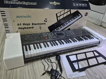Největší nové led piano/klávesy/keyboard+USB+MP3,61 kláves - 7