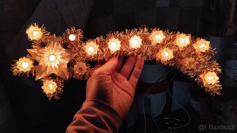 Retro kometa - stará vánoční dekorace - 7