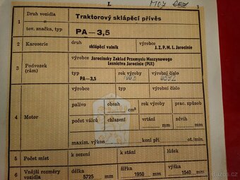 Traktorová vlečka, kára, vlek za traktor - 7