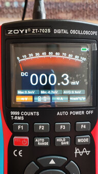 Osciloskop/multimetr ZOYI ZT-702S 5MHz 48MS/s 2in1 - 7