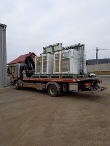 Autodoprava s hydraulickou rukou, písek, štěrk, beton - 7