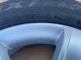 Alu kola 5x112. r16.Letní pneu 205/55/16.Škoda,Vw,Audi,Seat. - 7