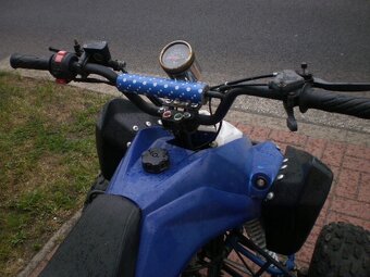 dětská čtyřkolka 125ccm modrá - 7
