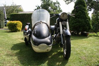 Jawa 350 + sidecar + vozík PAV - 7
