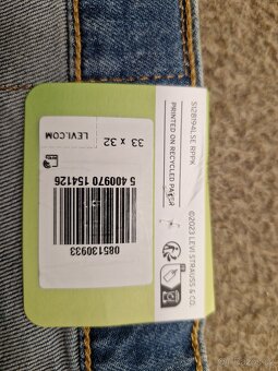 Pánské džíny Levi's 513 Slim W33/L32=43/107cm p168 - 7