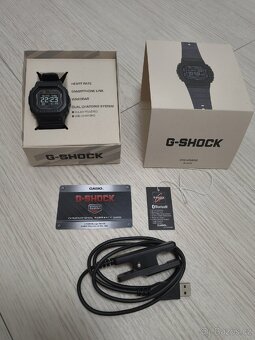 CASIO G-SHOCK, Odolné chytré hodinky, BT, Solar, HR, 20ATM - 7