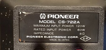 LEGENDÁRNÍ REPRO PIONEER CS-722A (ROK 1979) - 7