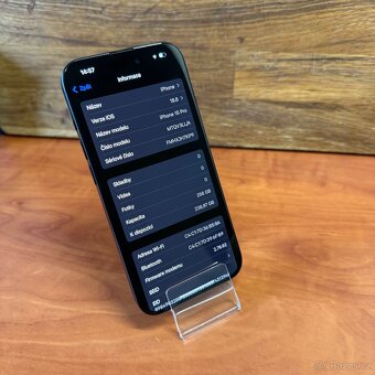 iPhone 15 Pro 256GB, modrý Titan, eSIM (rok záruka) - 7