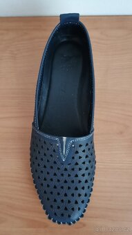 Mokasíny kožené modré značka Stival - 7