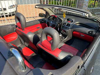Peugeot 206 1.6 Benzín – TOP STAV, černý, kůže, STK 2027 - 7