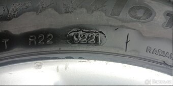 Originál alu disky Opel letní + zimní pneu - 7