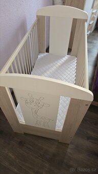 Dětská postýlka Drewex 60x120cm+matrace v záruce - 7