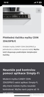 Vestavná myčka Candy - 7