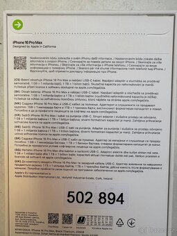 Apple Iphone 16 Pro Max, 256Gb,Záruka 2 roky,Black Titanium - 7
