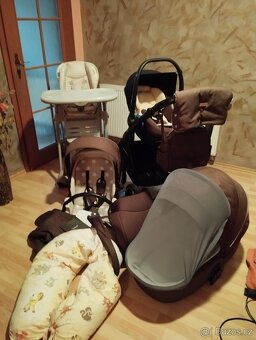 Trojkombinace NOORDI Fjordi+jídelní židliřka+ kojící polštář - 7