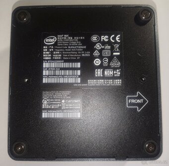 Mini PC barebone-základ počítače Intel NUC7i3DNHE (i3-7100U) - 7