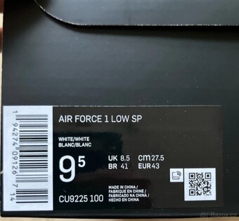 Nike Air Force 1 Low “Supreme” White - 7