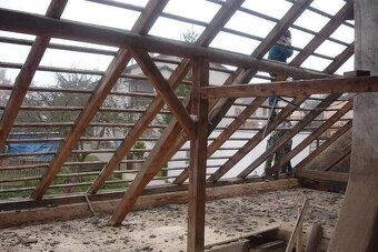 Těšany trámy staré krovy - 7