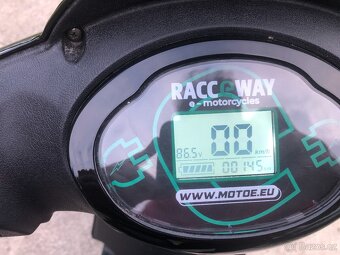 Elektroskútr Racceway E-Moped 80 km/h, Nejlepší tuning 5,2kW - 7