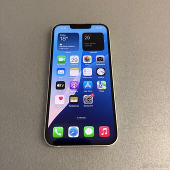 iPhone 13 128GB bílý, bez škrábance, záruka - 7