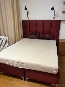 Luxusní boxspringová manželská postel - 7