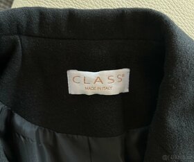 Nový černý kabát z Itálie vel. 36 zn. Class - 7