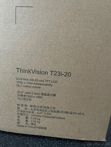 Monitor - Lenovo ThinkVision T23i-20 - 7