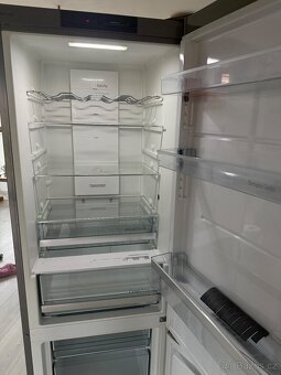 Lednice s mrazákem Gorenje nerez šedá - 7