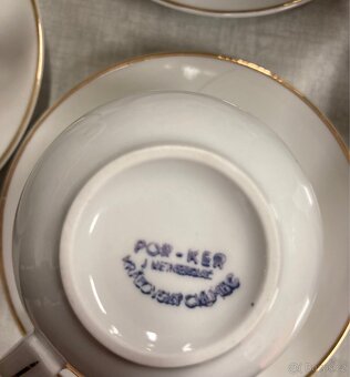 Porcelanova souprava na caj kavu zn.Por-ker - 7