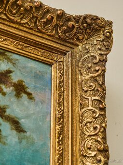 Výhled do krajiny. Sign. 92 X 77 cm - 7