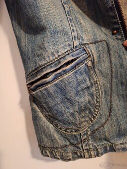 Bunda džínová sleva 50 % bunda Kenvelo vel. M - 7