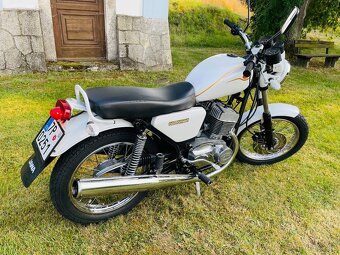 Jawa 350 Californian 5, bílá perleť, český TP - 7