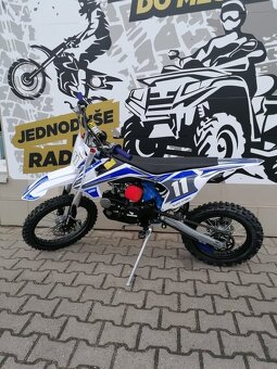 Pitbike Shark 125ccm 17x14 modrá - 7