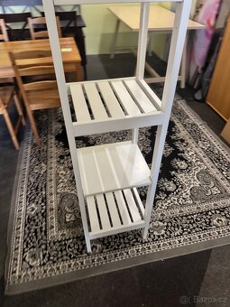 Hezký bílý koupelnový regál IKEA HEMNES - 7