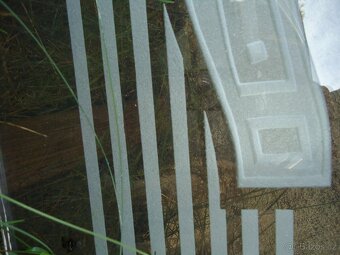 Skleněná výplň do dveří - motiv koně - 7